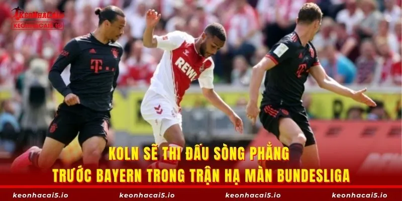 Koln sẽ thi đấu sòng phẳng trước Bayern trong trận hạ màn Bundesliga