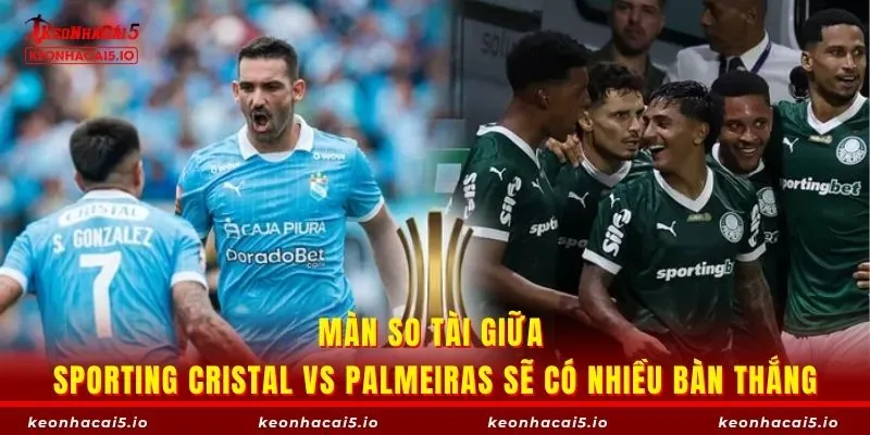 Màn so tài giữa Sporting Cristal vs Palmeiras sẽ có nhiều bàn thắng
