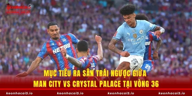 Mục tiêu ra sân trái ngược giữa Man City vs Crystal Palace tại vòng 36