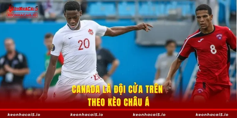 Canada là đội cửa trên theo kèo châu Á