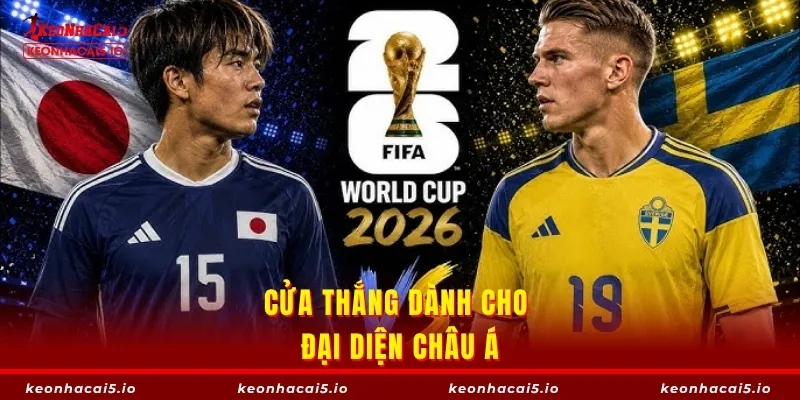 Cửa thắng dành cho đại diện châu Á