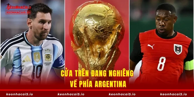 Cửa trên đang nghiêng về phía Argentina