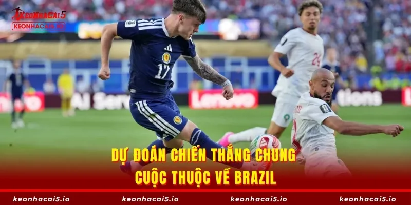 Dự đoán chiến thắng chung cuộc thuộc về Brazil