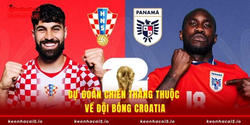 Dự đoán chiến thắng thuộc về đội bóng Croatia