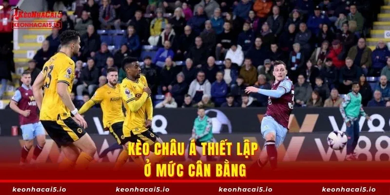 Kèo châu Á thiết lập ở mức cân bằng