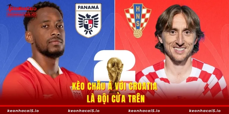Kèo châu Á với Croatia là đội cửa trên