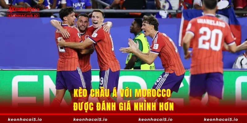 Kèo châu Á với Morocco được đánh giá nhỉnh hơn