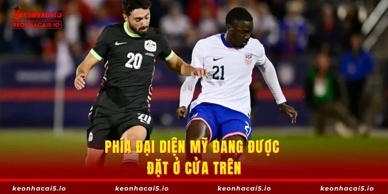 Phía đại diện Mỹ đang được đặt ở cửa trên